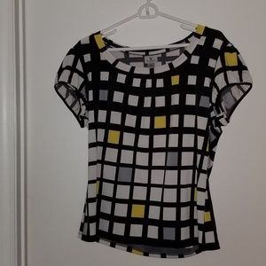 Worthington Yellow & Black Top